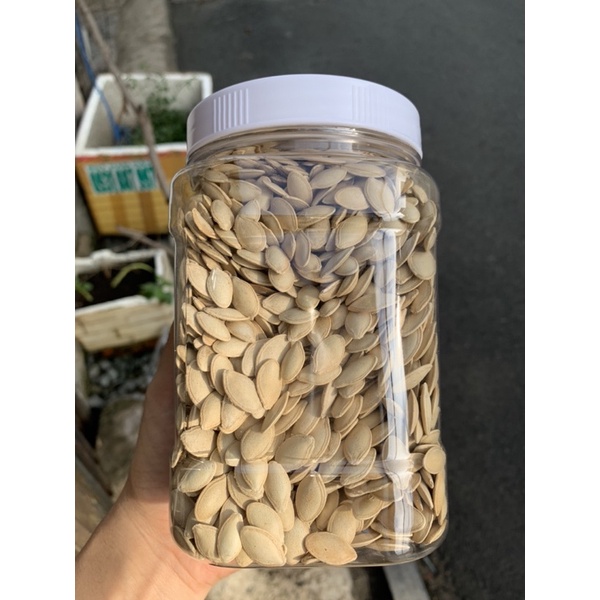 Hạt bí rang Hùng Kí đều đẹp không lép hũ 500gr