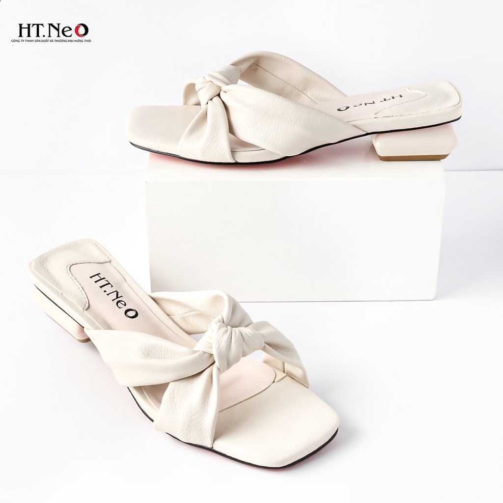 Sandal nữ - Dép nữ HT.NEO da bò thật 100% da siêu mềm dễ đi khâu chắc chắn kiểu dáng nhẹ nhàng SDN68