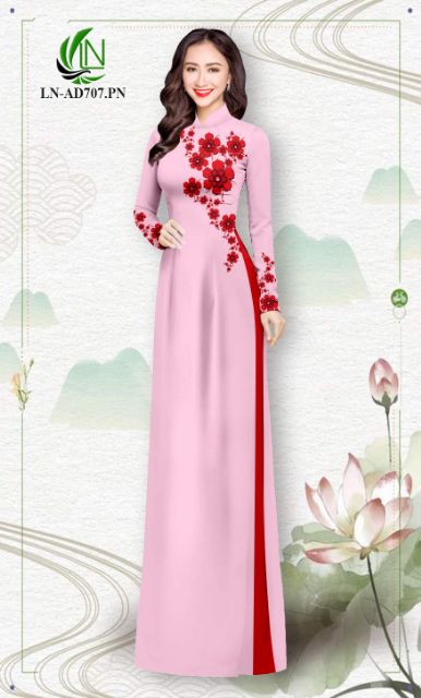 Vải áo dài in 3D