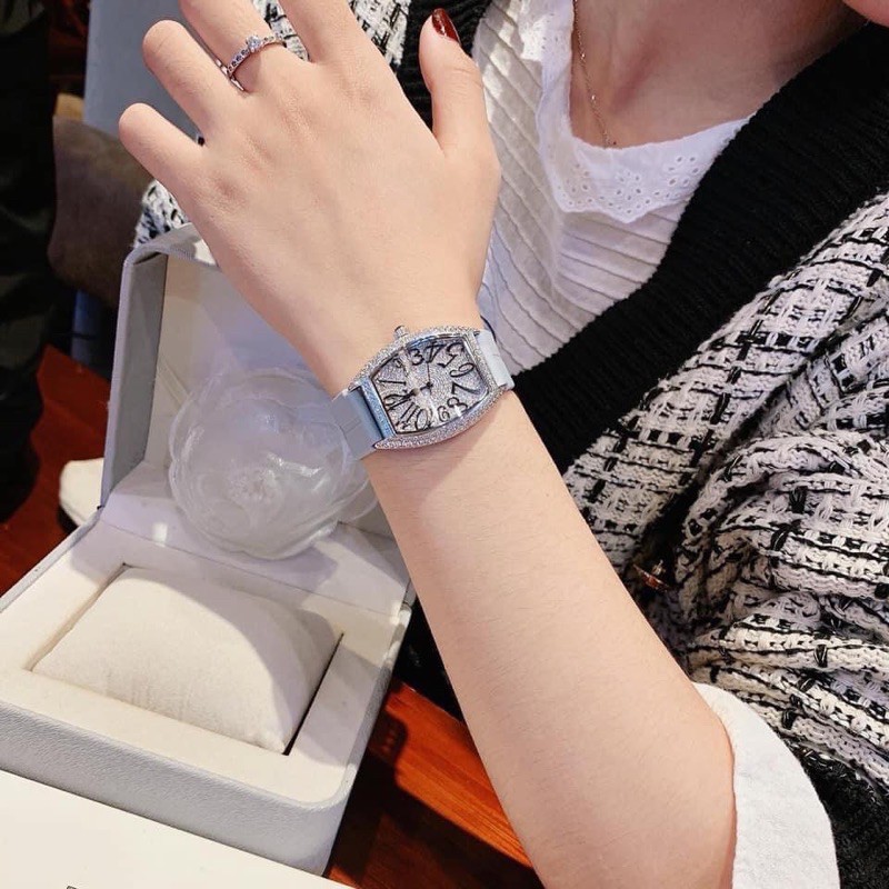 Set Đồng hồ nữ Davena phiên bản silver