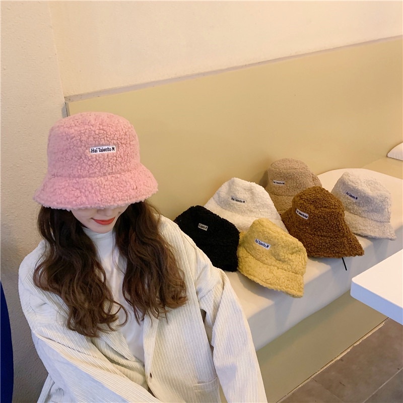 Mũ lông cừu siêu ấm có dây điều chỉnh mùa đông