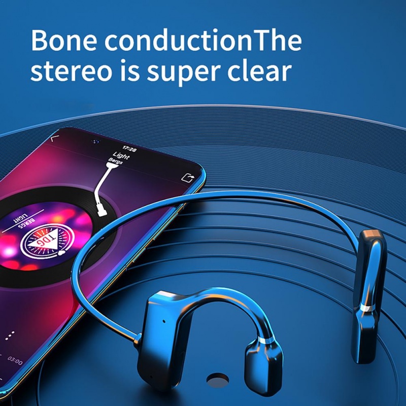 Tai nghe không dây itikungl Vg03 Bluetooth dẫn truyền xương âm thanh stereo nhét tai thể thao chạy bộ rảnh tay