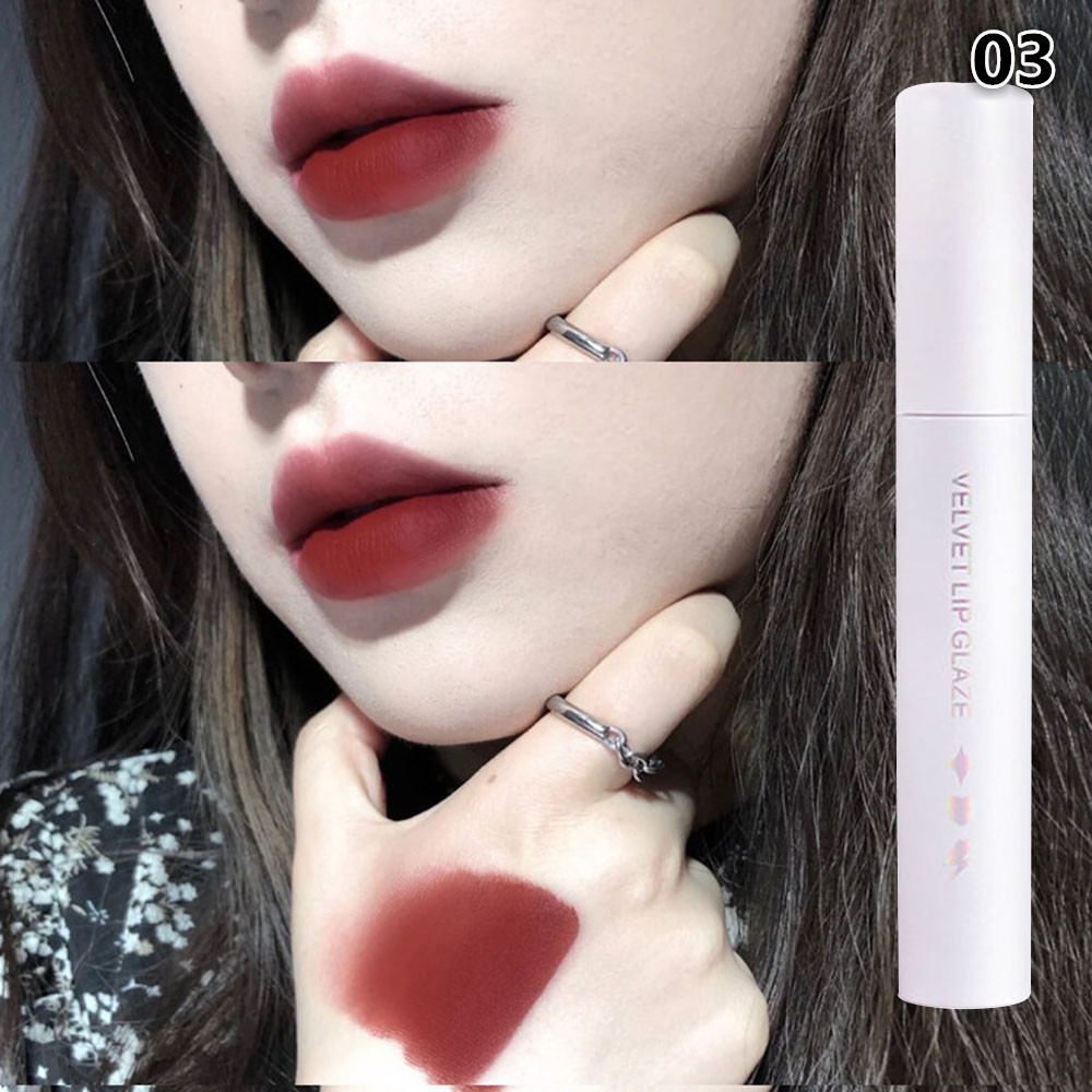 [Hàng mới về] Son Kem Lì Chống Thấm Nước Lâu Trôi Mềm Mịn Như Nhung Cho Nữ | BigBuy360 - bigbuy360.vn