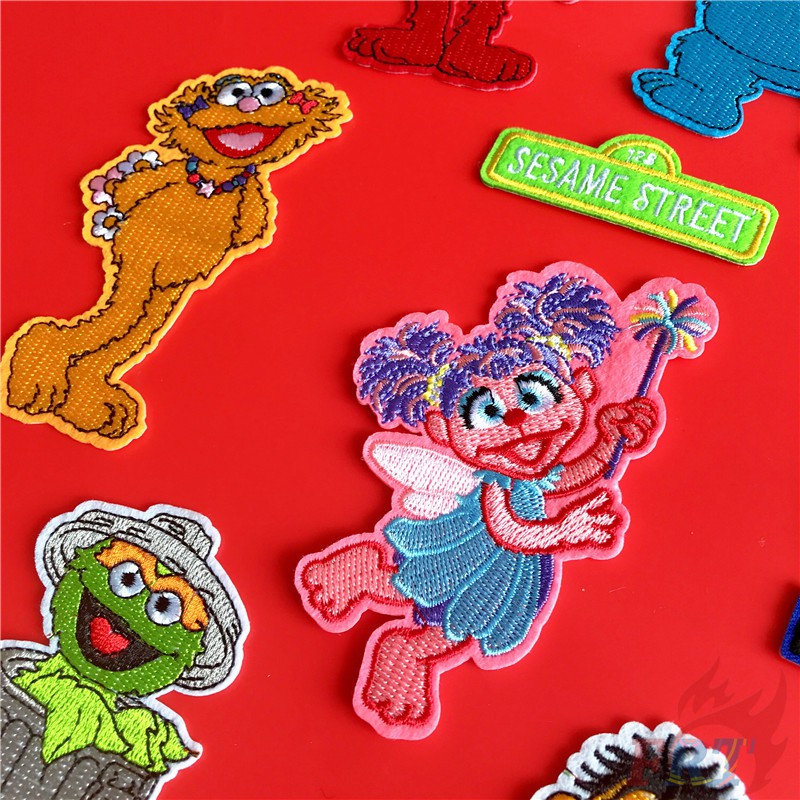 ☸ Sesame Street S-8 Patch ☸ 1Pc Diy Sew on Iron on Patch