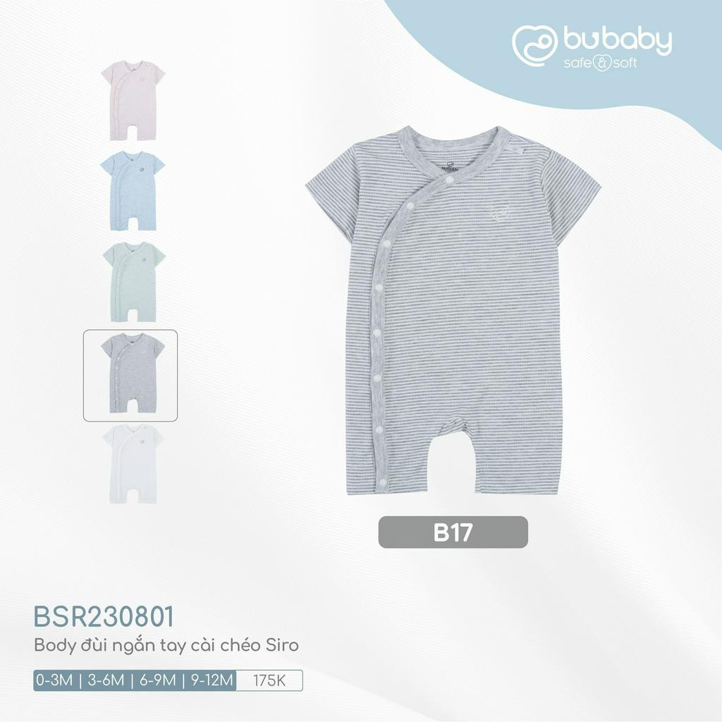 [CHÍNH HÃNG] Body đùi cài chéo ngắn tay họa tiết cho bé Siro BRS230801 Bu