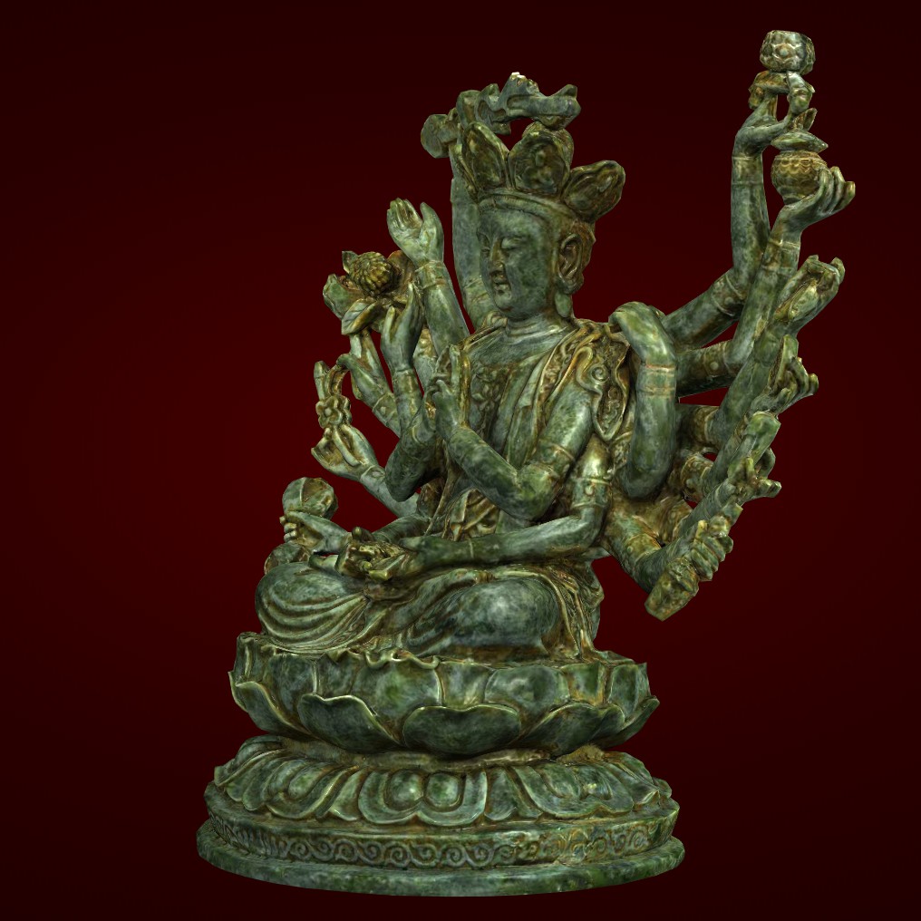 Tượng Phật Mẫu Chuẩn Đề - Xưởng E3D - Chuẩn Đề Vương Bồ Tát - PH 068