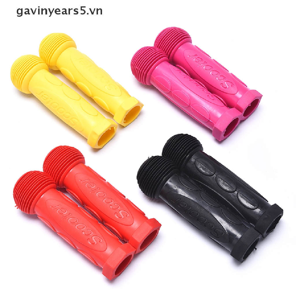 1 Cặp Vỏ Bọc Tay Lái Xe Đạp / Ván Trượt Bằng Cao Su Dành Cho Trẻ Em