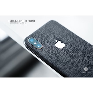 [Hot] Miếng Dán Da IPhone Da Bò 100% Đen Vân Hạt I Miếng Dán Da & Chất Liệu Keo 3M Cắt Tạo Khuôn Sẵn Dễ Dàng Sử Dụng
