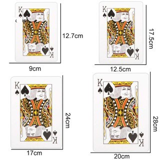 Bộ bài tây/ bài poker kích thước lớn,cỡ lớn, loại to - Bộ Bài Tây Bài Poker  khổng lồ A4