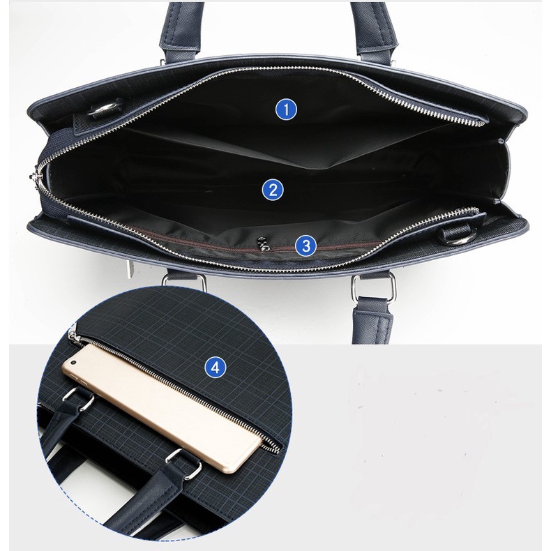 [Bảo hành 10 năm] Túi xách nam công sở CDN75 CHẤT DA SẦN BỀN ĐẸP CHỐNG NƯỚC I HỌA TIẾT CARO LỊCH LÃM SÀNH ĐIỆU (Loại 1) | BigBuy360 - bigbuy360.vn