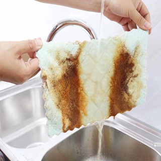 Khăn lau chén dĩa sợi microfiber 25*25cm thấm hút tốt