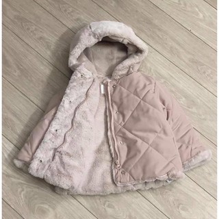Áo phao lót lông thỏ Zara