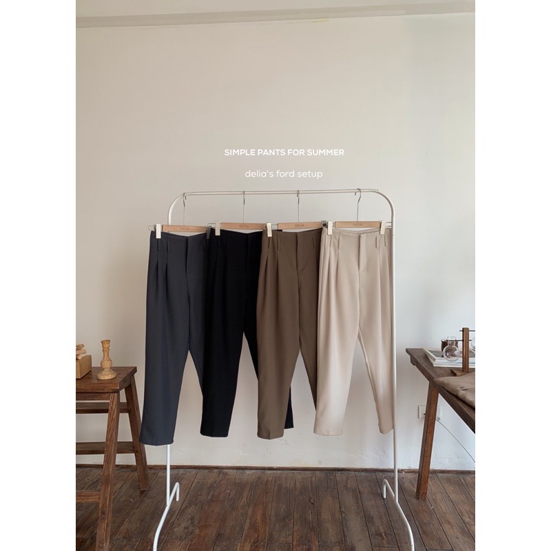 QUẦN VẢI BAGGY KHÔNG CÚC ĐỈA THƯA 215