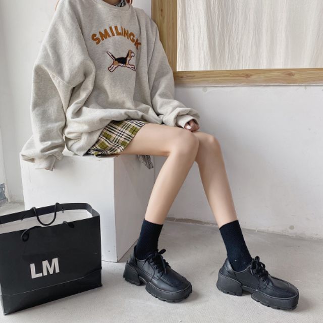 Baals Baalsstock Giày oxford ulzzang nữ B7B | BigBuy360 - bigbuy360.vn