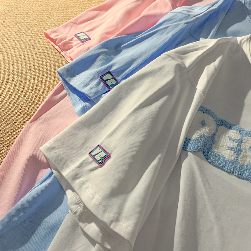 Áo thun tay ngắn thêu chữ phong cách Hàn Quốc cho nữ | BigBuy360 - bigbuy360.vn