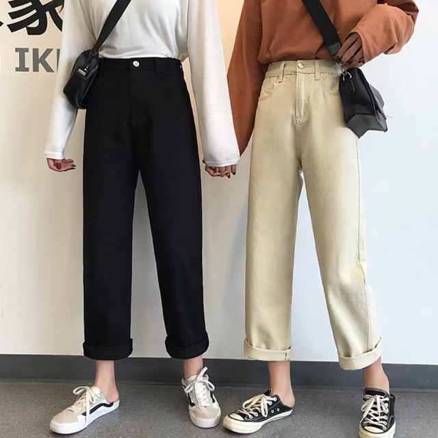 Quần kaki ông suông basic ulzzang