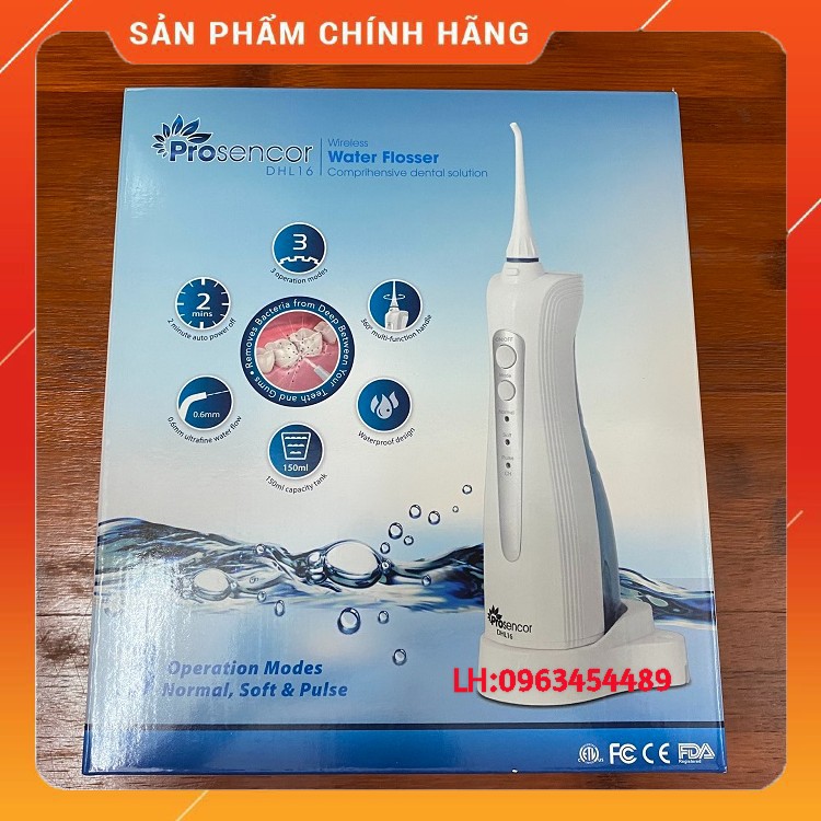 Máy tăm nước du lịch prosencor DHL01/DHL16