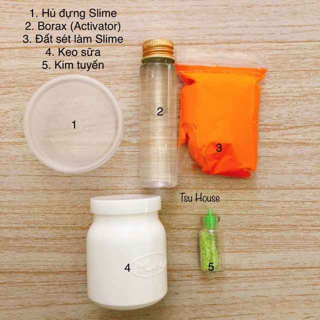 Bộ Kit Mini Làm Butter Slime, Basic Slime Siêu Tiết Kiệm