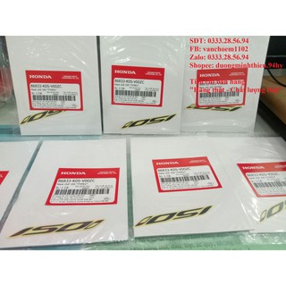 Tem chữ 150i SH 2020 1 đôi