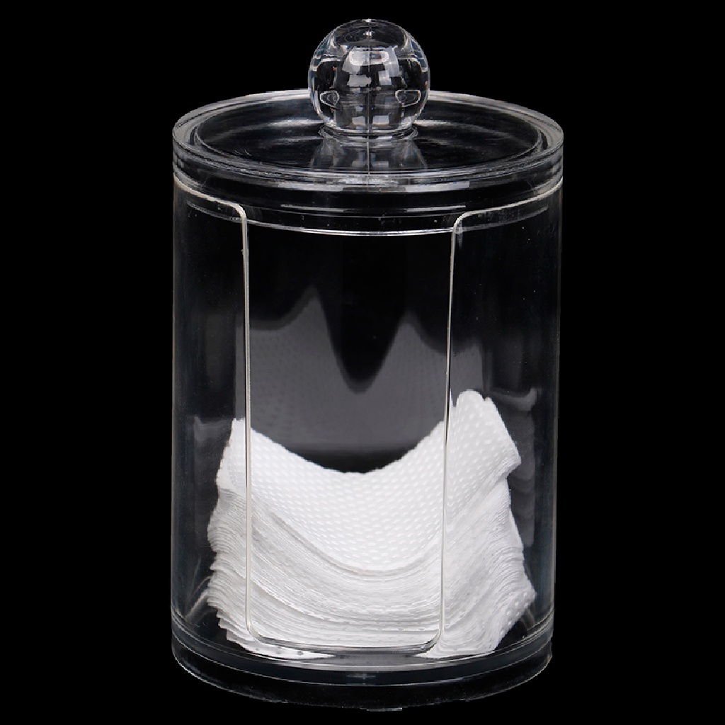 1 Hộp Đựng Bông Tẩy Trang VASTJI Bằng Acrylic Trong Suốt Ốp