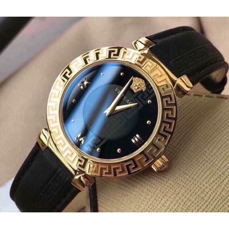 Đồng hồ nữ Versace nữ dây da sang trọng và tinh tế.