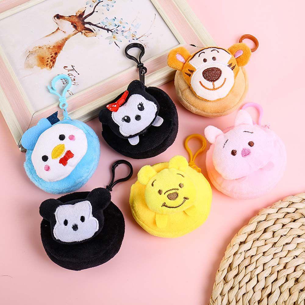 Túi Đựng Tai Nghe / Tiền Xu Phủ Bông Mini Dễ Thương