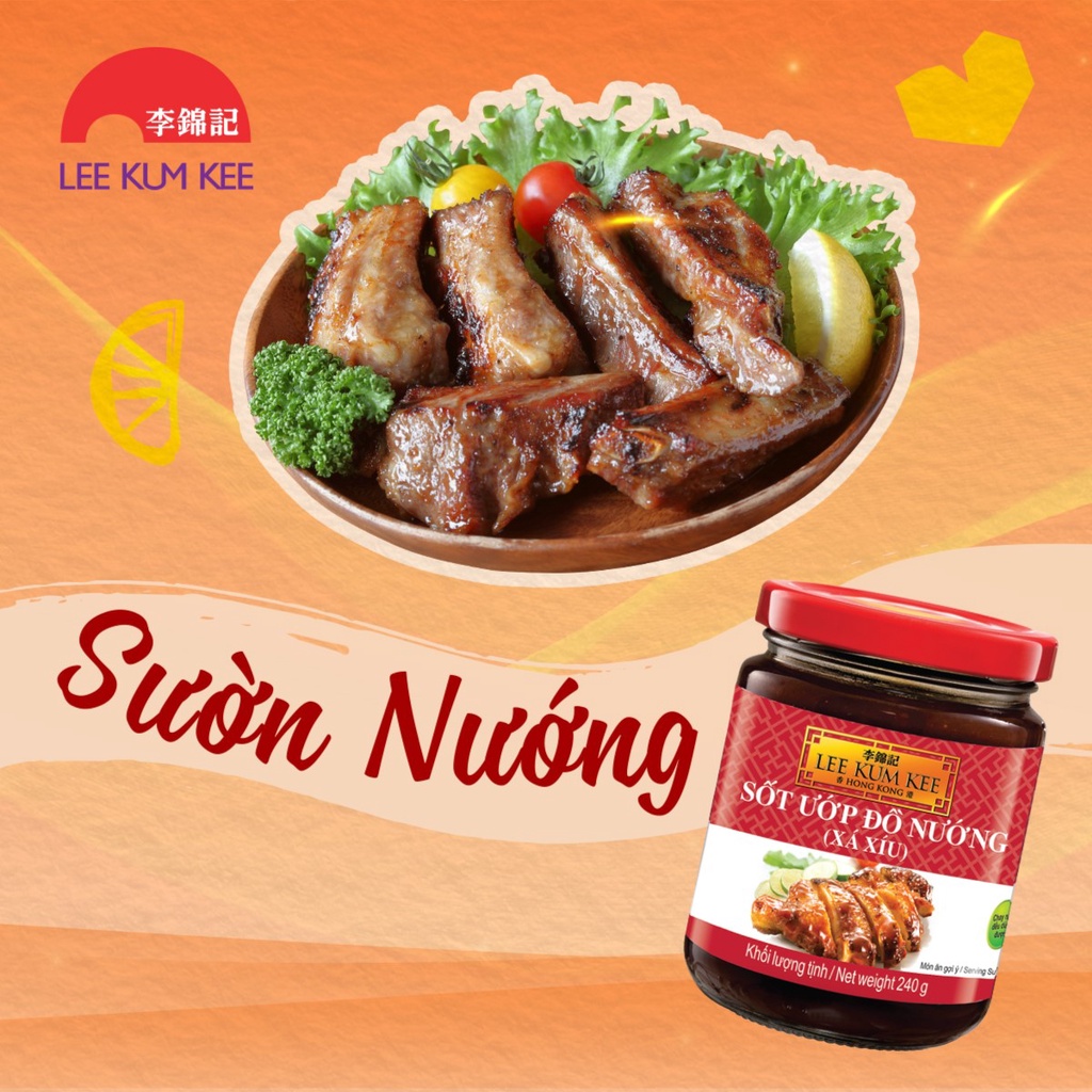 Sốt Ướp Đồ Nướng Xá Xíu Lee Kum Kee 240G Chính Hãng