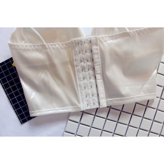 Áo Bra Croptop phi bóng có móc cài lưng - 089