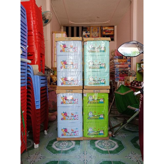 Tủ nhựa LucKy Quy Phúc + 3 tầng: 38 x 41 x 750 Cm- BẢO HÀNH 10 NĂM | BigBuy360 - bigbuy360.vn