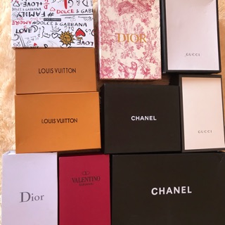 Hộp giấy, túi giấy, túi vải các hãng cao cấp- ẢNH THẬT