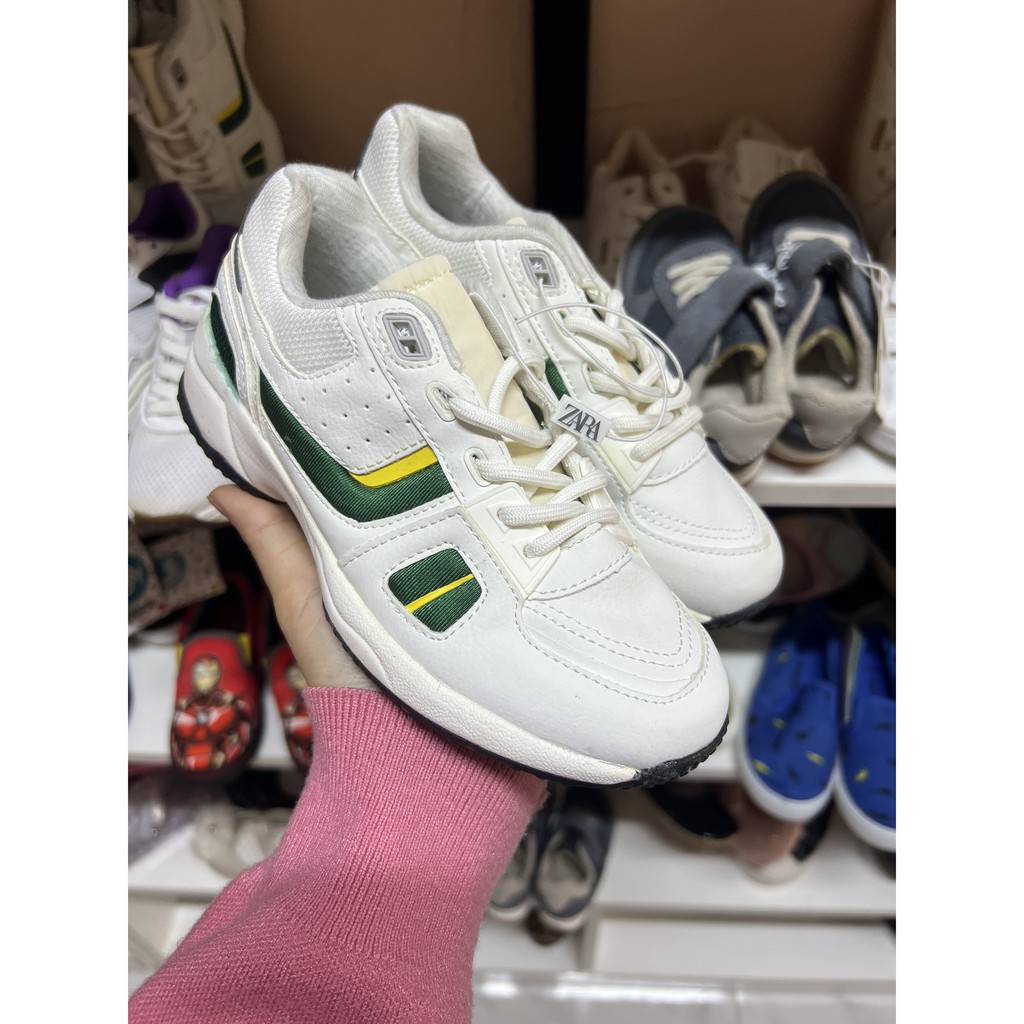 Giày sneaker Z. R trắng phối xanh