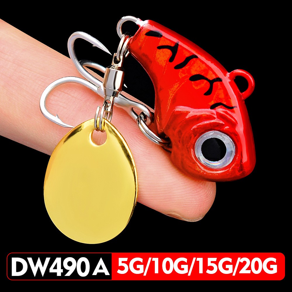 Mồi Câu Lure Cá Giả_Mồi Lure Cá Sắt Đuôi Xoay 3D _ Lure _15
