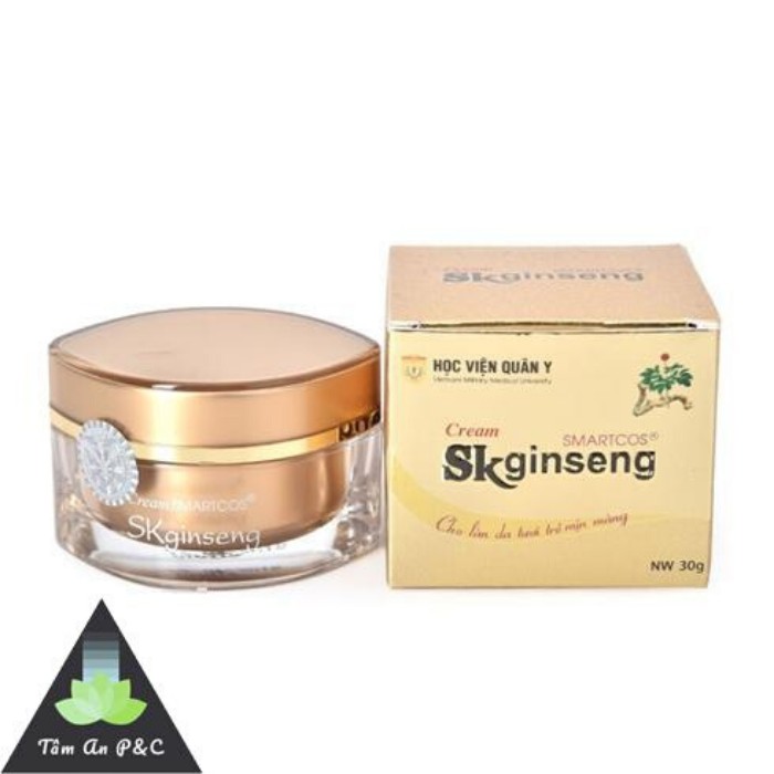 Kem sâm Skginseng Học viện Quân Y (hộp 30g)- Giúp ngăn ngừa, và phục hồi da lão hóa, mờ nám, tàn nhang- CHÍNH HÃNG HVQY | BigBuy360 - bigbuy360.vn