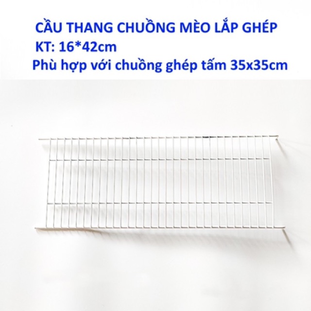 SỈ SLL- CẦU THANG CHUỒNG MÈO, THÚ CƯNG BẰNG THÉP DÀNH CHUỒNG LẮP GHÉP.