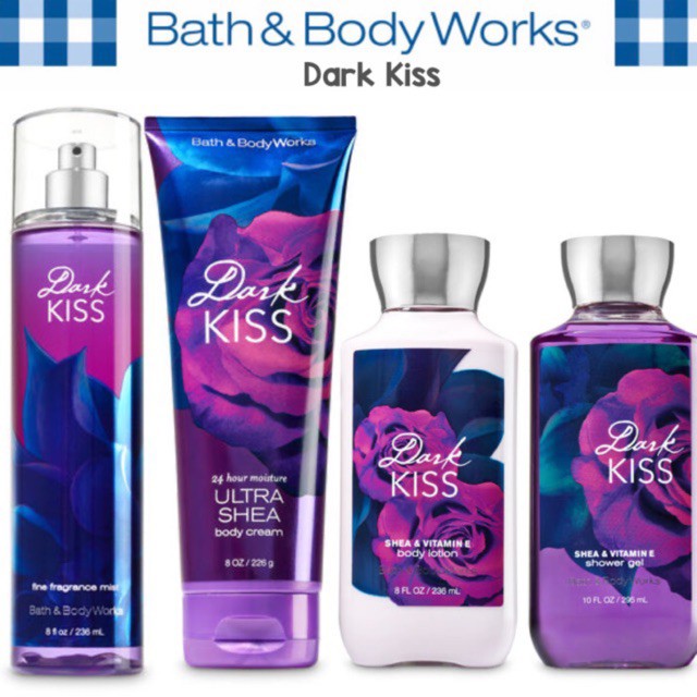 [Auth] Sản Phẩm Tắm Dưỡng Xịt Thơm Toàn Thân Lưu Hương Mịn Da Bath & Body Works - Dark Kiss | Thế Giới Skin Care