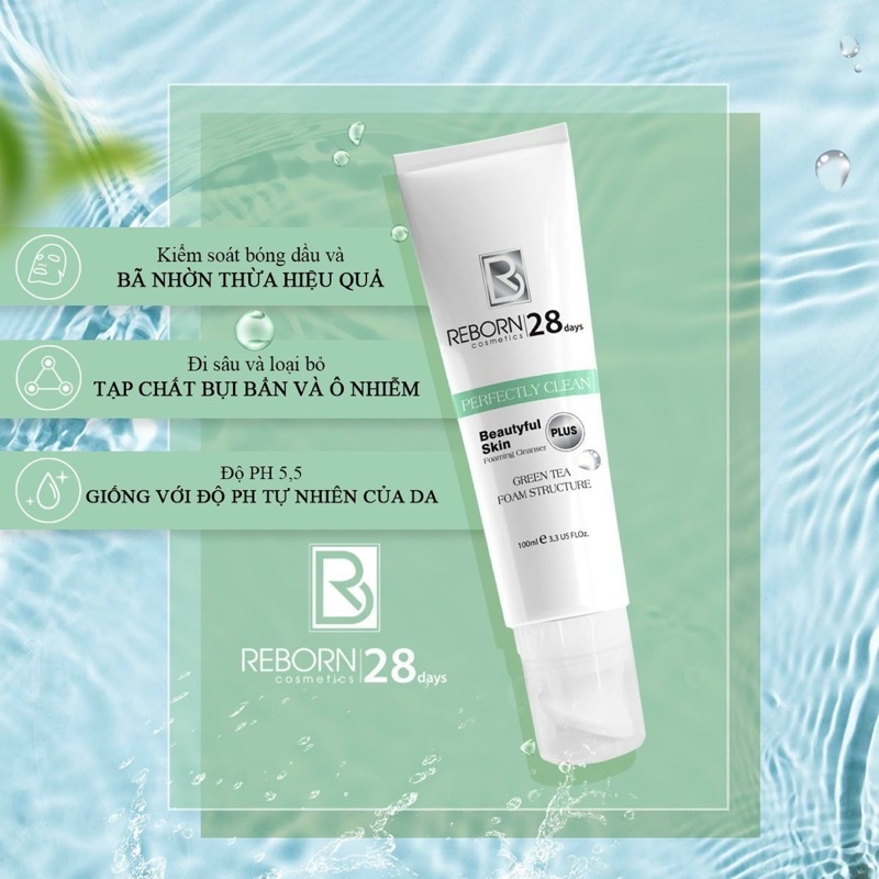 Sữa Rửa Mặt Reborn Cam Kết Chính Hãng