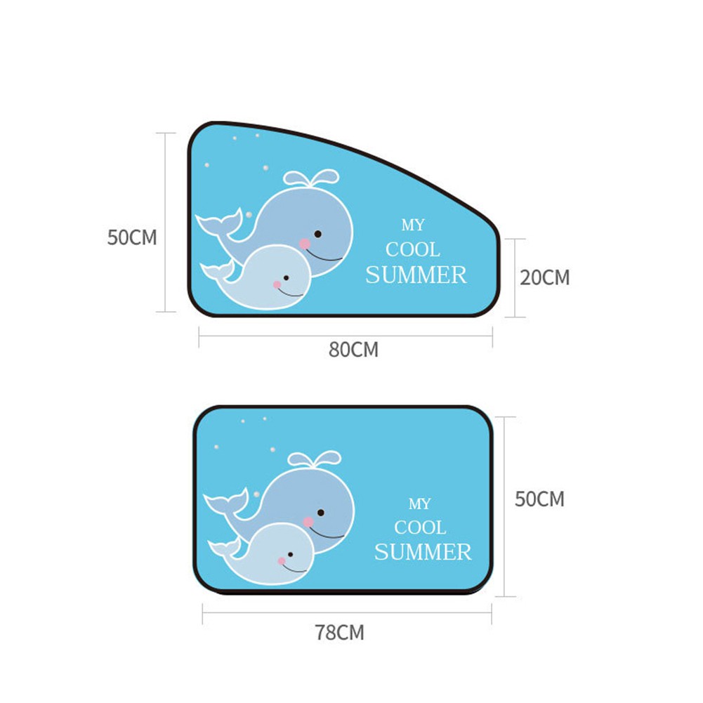 Màn che cửa sổ xe ô tô chống nắng in hình dễ thương | BigBuy360 - bigbuy360.vn
