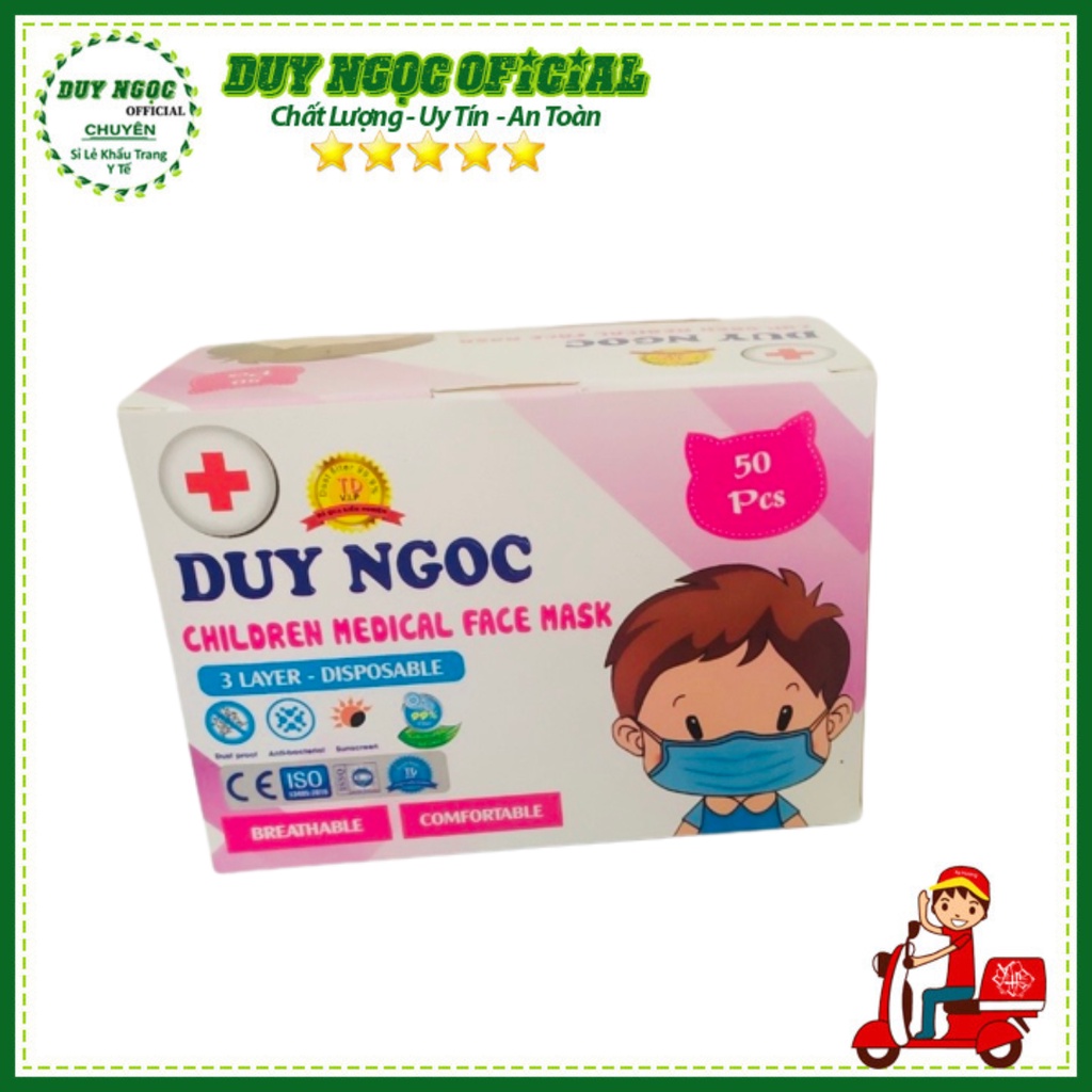 Khẩu Trang Trẻ Em DUY NGỌC Mask Kids-Duy Ngọc Official