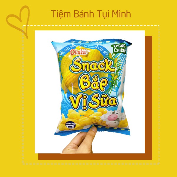 Bánh Snack (Bim bim) Bắp vị sữa Oishi 40g