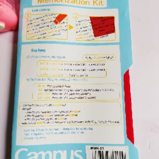 Bộ Sản Phẩm Ghi Nhớ Campus Memorization Kit