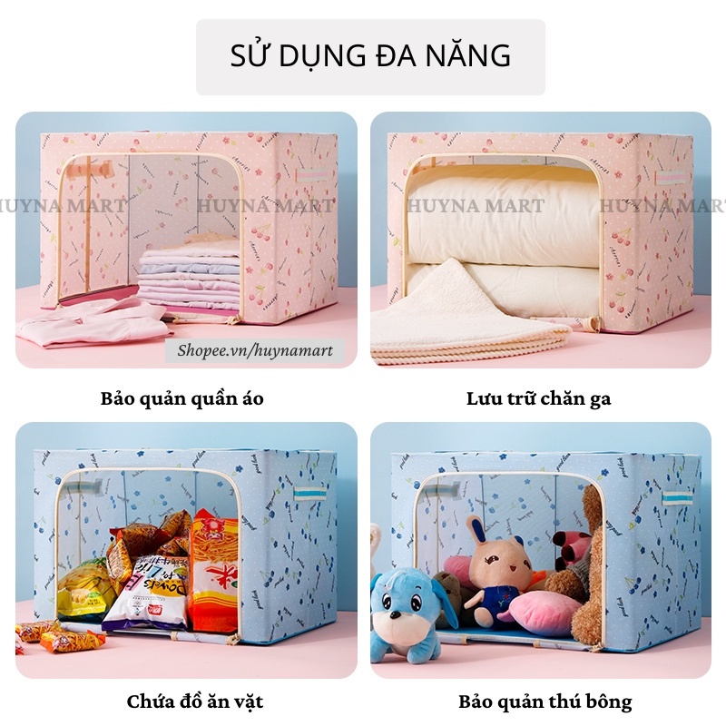 TÚI VẢI ĐỰNG ĐỒ KHUNG THÉP GẤP GỌN [SIÊU GIÁ RẺ]