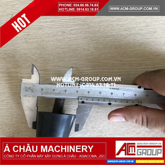 QUẢ CAO SU, KHỚP NỐI TY RUNG MÁY ĐẦM THƯỚC INOX