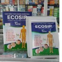 CAO DÁN THẢO DƯỢC GIẢM ĐAU ECOSHIP  - Nhà thuốc Amipharma - FREESHIP 99k