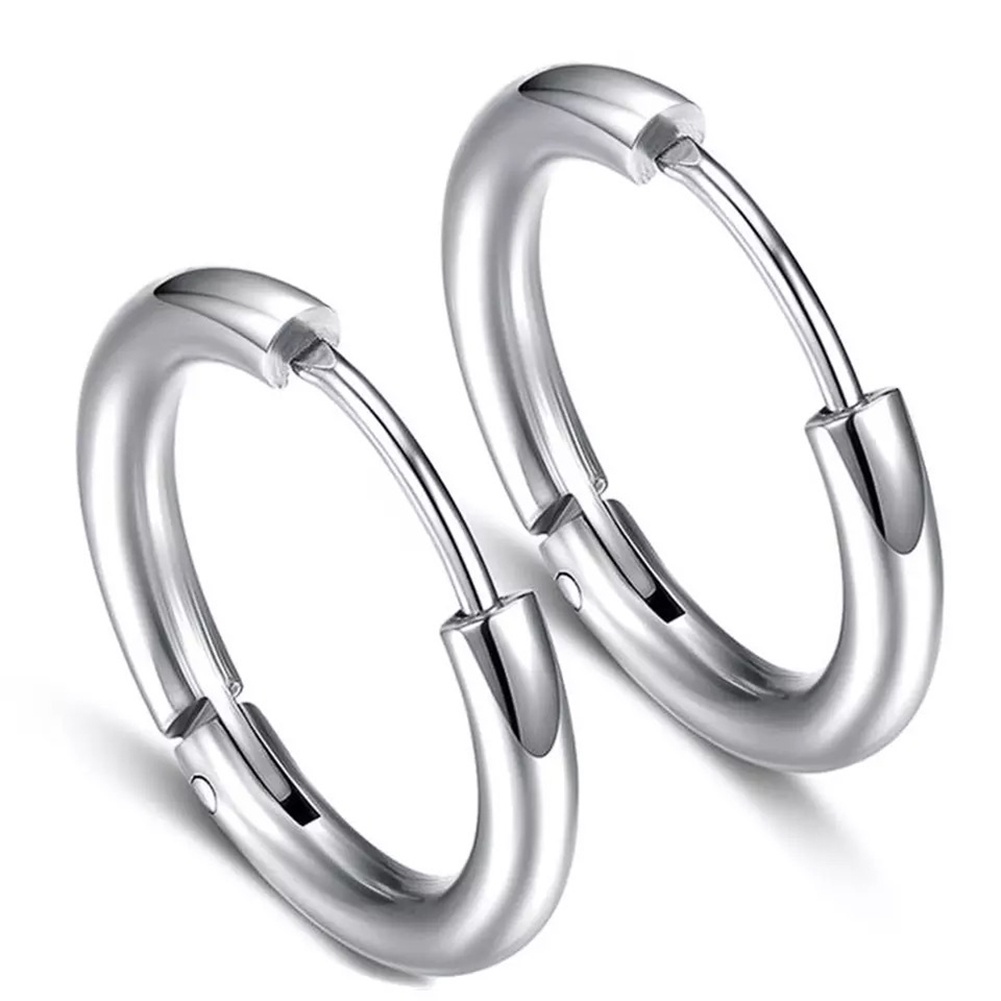 Khuyên Tai Hợp Kim Thép Không Gỉ Thời Trang Unisex