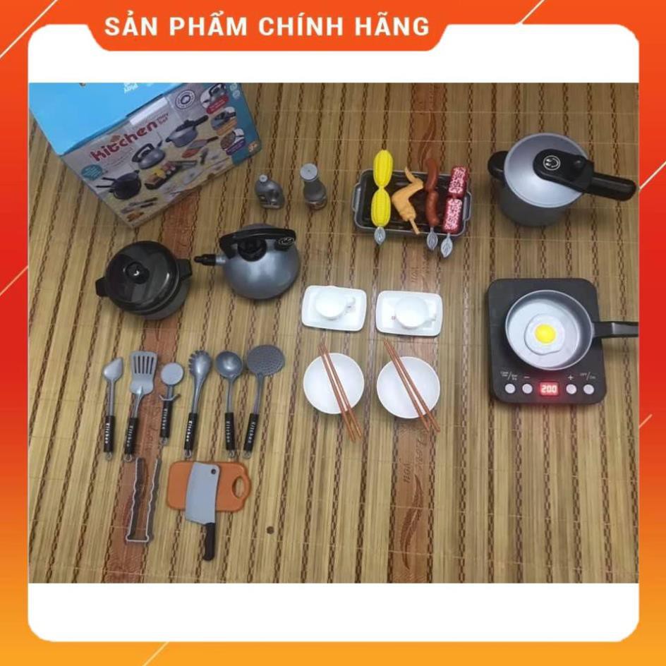 [Giảm 50%] Bộ Đồ Chơi Nấu Ăn 36 Món Cho Bé Tập Làm Đầu Bếp Sử Dụng Pin Như Thật