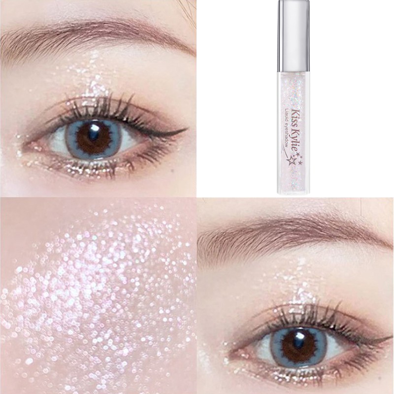 Phấn mắt dạng lỏng tông màu ánh ngọc trai bắt sáng lấp lánh