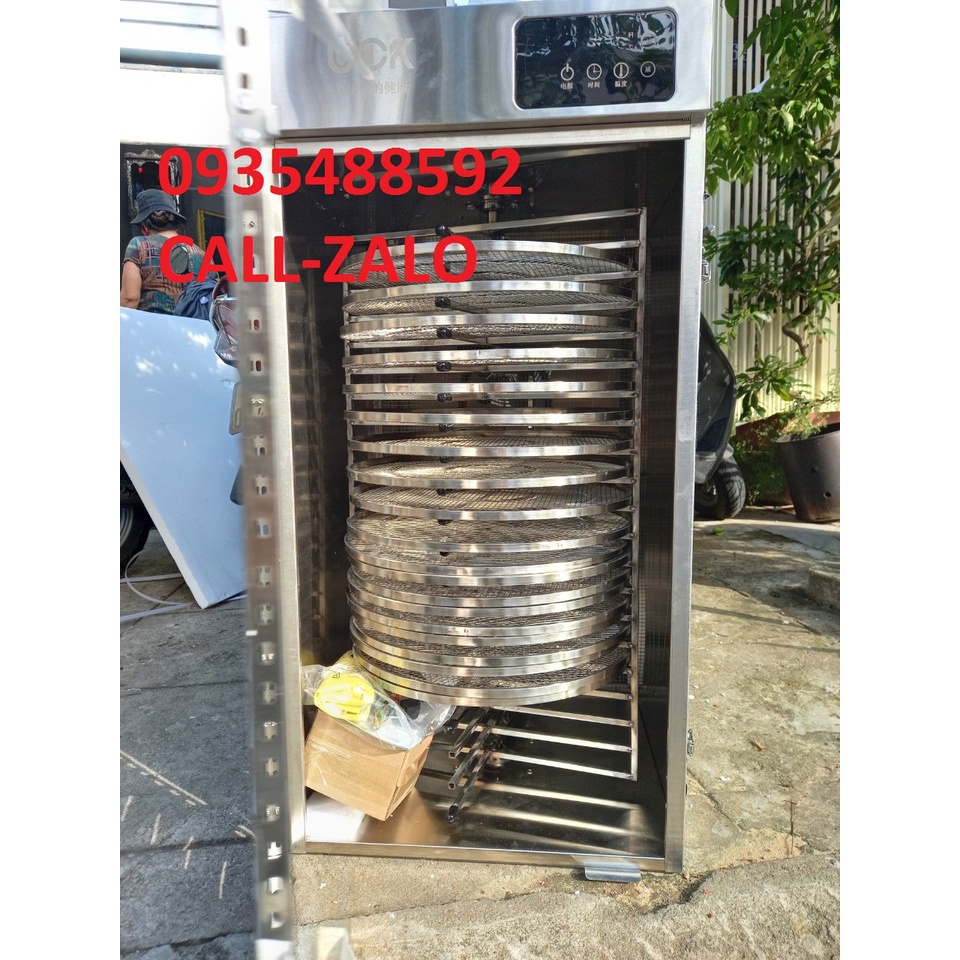 Máy sấy thực phẩm -sấy hoa quả khô công nghiệp 16 khay tự động đảo sấy Septree ST02H Hàng Chính Hãng-bảo hành 1 năm