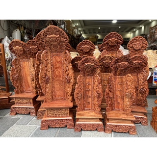 Bài vị thờ cửu huyền thất tổ gia tiên gỗ hương cao 61cm