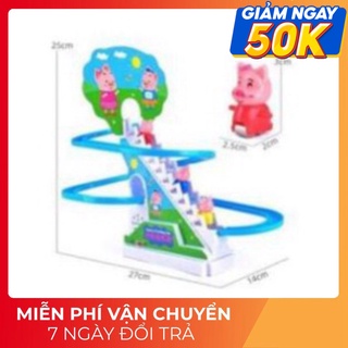 SKU1107 Đồ Chơi Heo Peppa Leo Cầu Thang, Cầu Trượt Có Nhạc Cỡ Lớn
