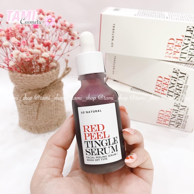 ( MẪU MỚI ) TINH CHẤT SO’ NATURAL RED PEEL TINGLE SERUM